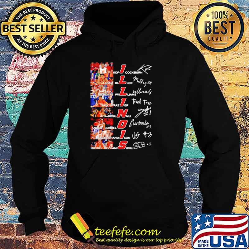 Grateful Illinois Fighting Signatures Hoodie Grateful Illinois Fighting Signatures Hoodie
