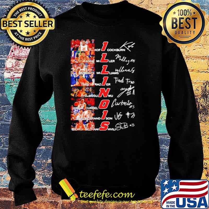 Grateful Illinois Fighting Signatures Sweater Grateful Illinois Fighting Signatures Sweater