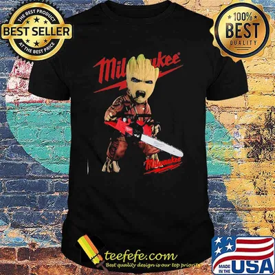 Groot With Logo Milwaukee Shirt