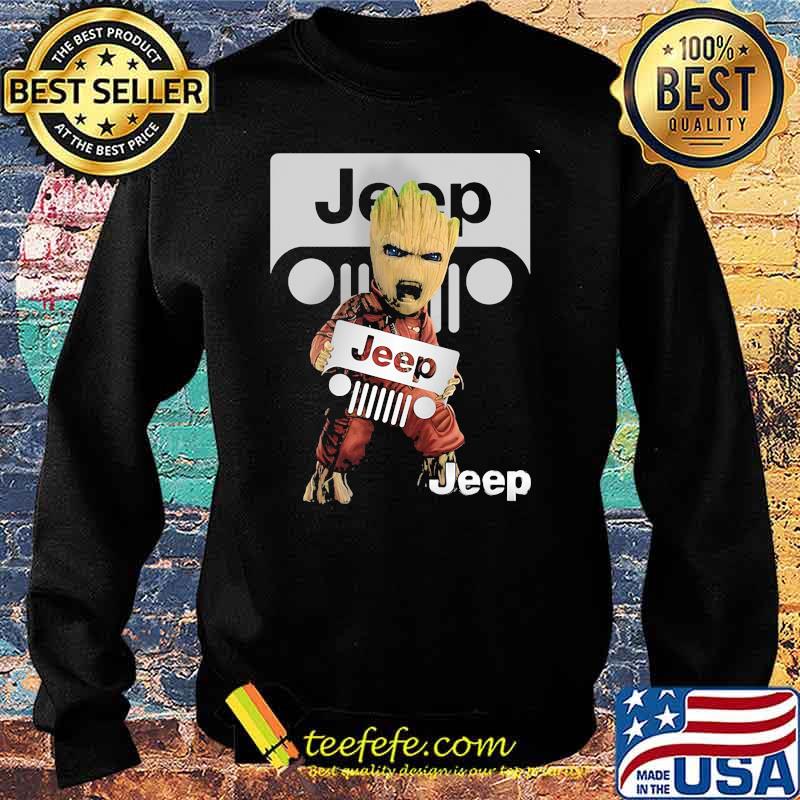Groot With Symbol Jeep Shirt Sweater Groot With Symbol Jeep Shirt Sweater