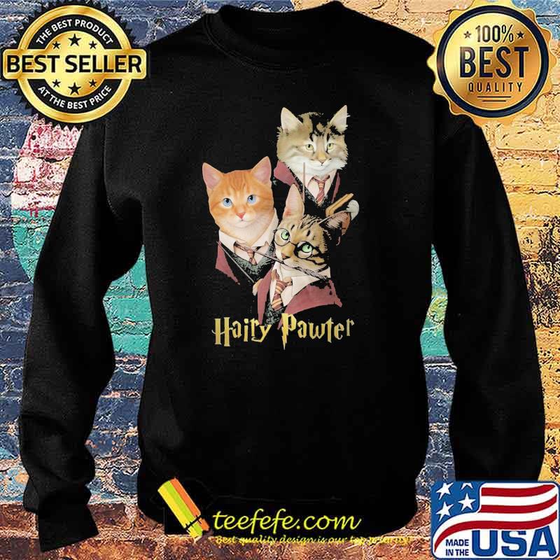 Hairy Pawter With Cats Shirt Sweater Hairy Pawter With Cats Shirt Sweater