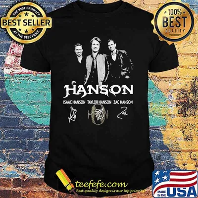 Hanson Isaac Vs Taylor Vs Zac Signature Shirt