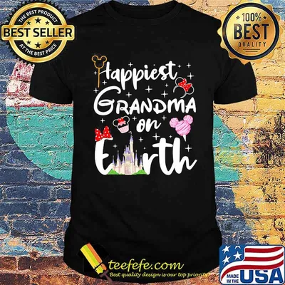 Happiest Grandma On Earth Disney Shirt