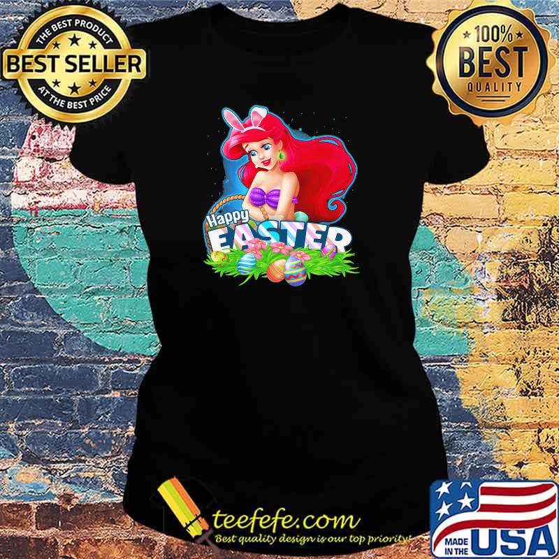 Happy Easter Day 2021 Egg Ariel Disney Shirt Ladies tee Happy Easter Day 2021 Egg Ariel Disney Shirt Ladies tee