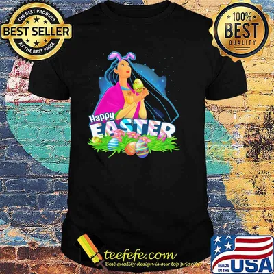 Happy Easter Day 2021 Egg Pocahontas Disney Shirt