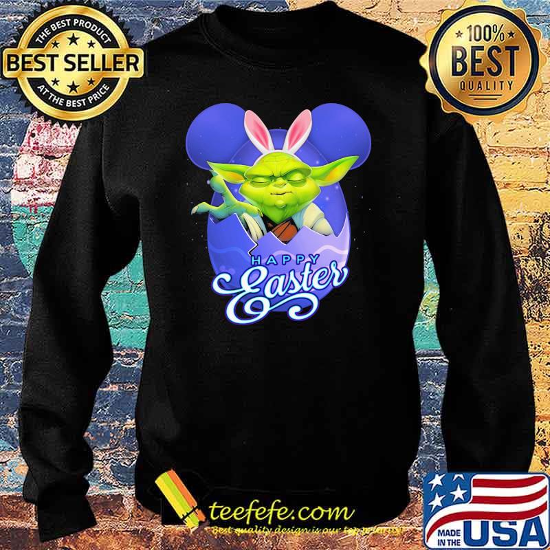 Happy Easter Day Baby Yoda Egg Disney Shirt Sweater Happy Easter Day Baby Yoda Egg Disney Shirt Sweater