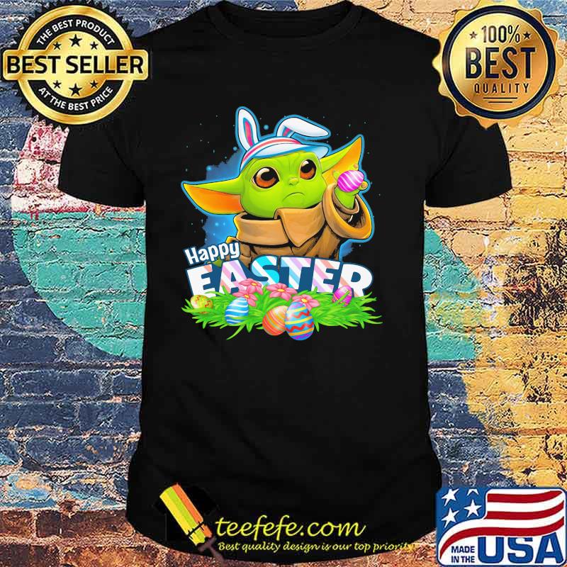 Happy Easter Day Egg Baby Yoda Star Wars Shirt
