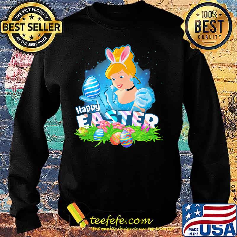 Happy Easter Day Egg Cinderella Ladies Disney Shirt Sweater Happy Easter Day Egg Cinderella Ladies Disney Shirt Sweater