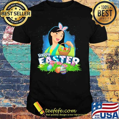 Happy Easter Day Egg Mulan Ladies Disney Shirt