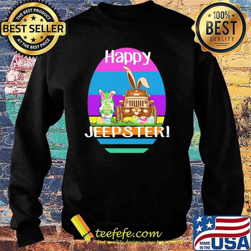 Happy Jeepster Day Egg Rabbit Gnome Shirt Sweater Happy Jeepster Day Egg Rabbit Gnome Shirt Sweater