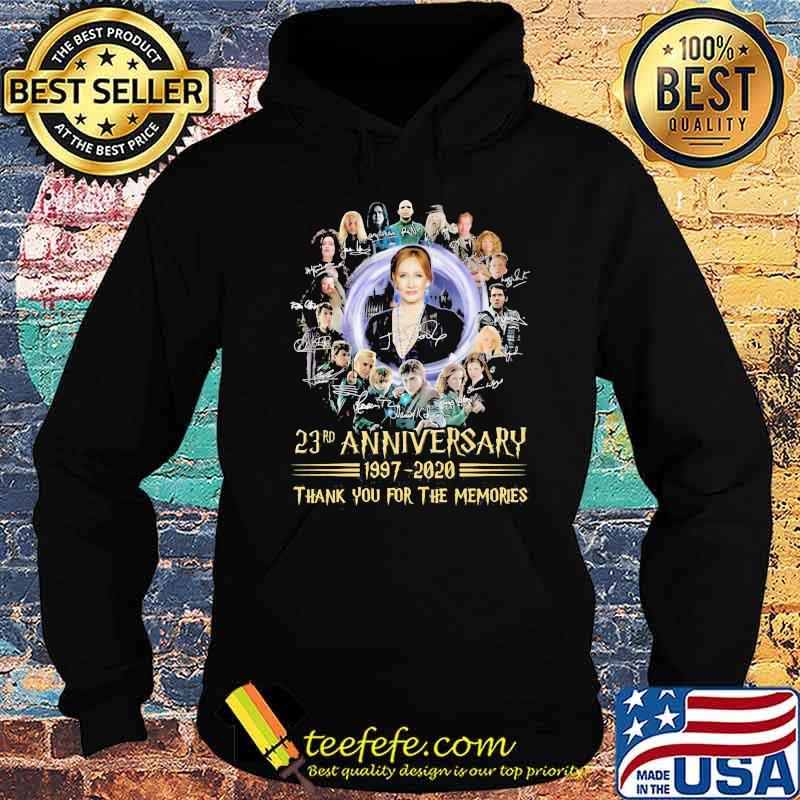 Harry Potter 23rd Anniversary 1997 2020 Thank You For The Memories Signature Shirt Hoodie Harry Potter 23rd Anniversary 1997 2020 Thank You For The Memories Signature Shirt Hoodie