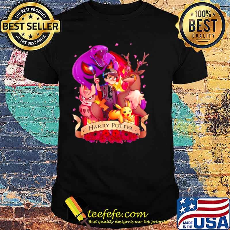Harry Potter And Pokemon shirt