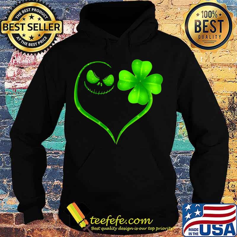 Heart Shamrock And Jack Skeleton Happy St Patrick’s Day Hoodie Heart Shamrock And Jack Skeleton Happy St Patrick’s Day Hoodie