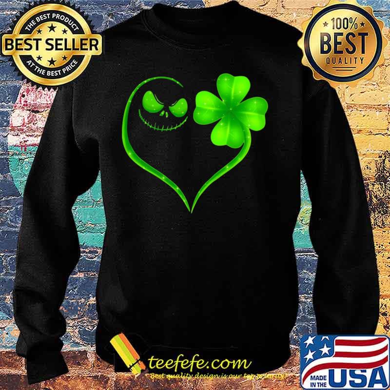 Heart Shamrock And Jack Skeleton Happy St Patrick’s Day Sweater Heart Shamrock And Jack Skeleton Happy St Patrick’s Day Sweater