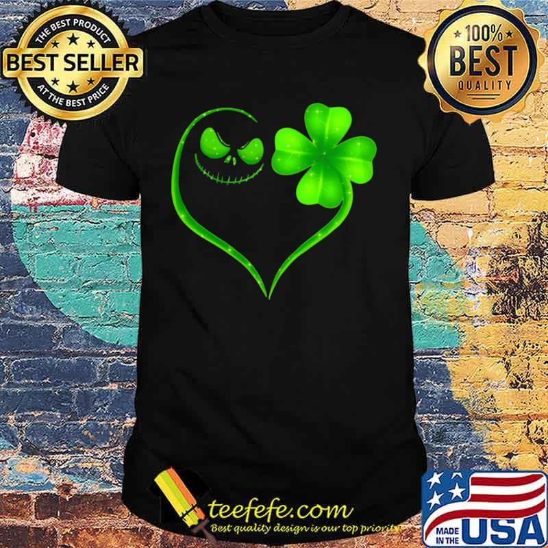 Heart Shamrock And Jack Skeleton Happy St Patrick’s Day shirt Heart Shamrock And Jack Skeleton Happy St Patrick’s Day shirt