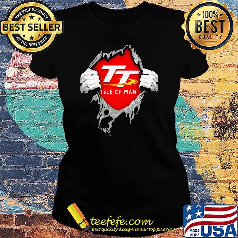 Hero With Logo Isle Of Man Shirt Ladies tee Hero With Logo Isle Of Man Shirt Ladies tee