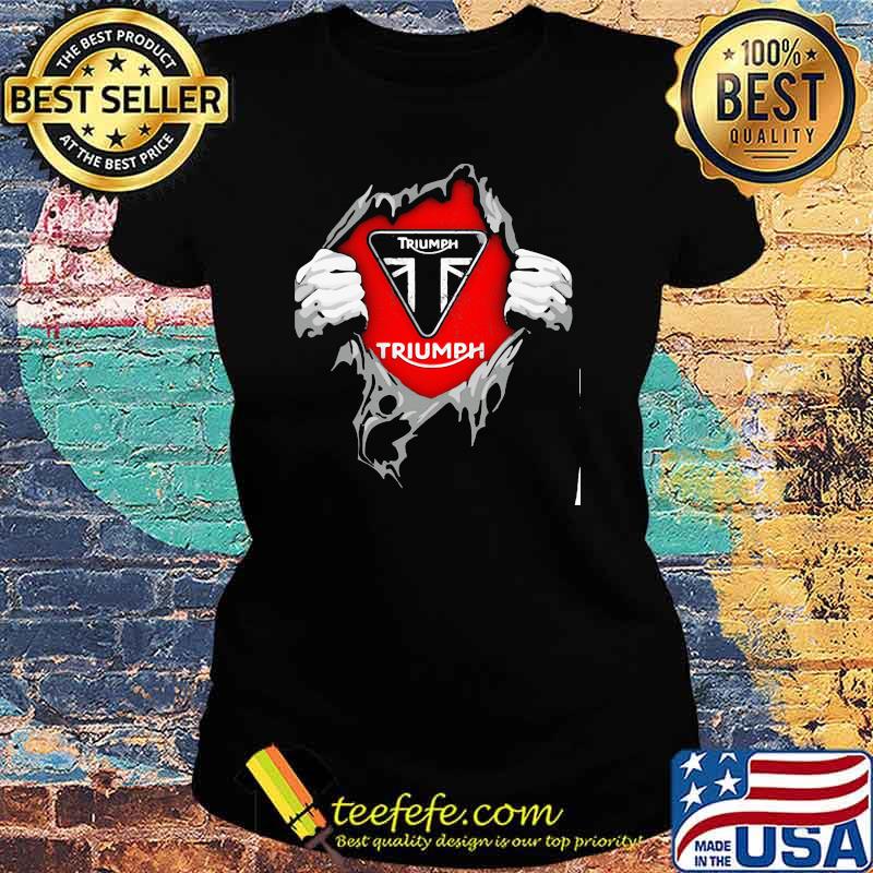 Hero With Logo Triumph Shirt Ladies tee Hero With Logo Triumph Shirt Ladies tee