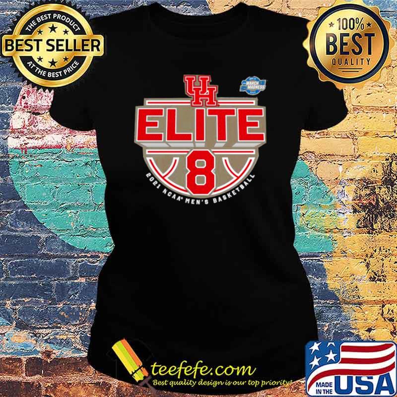 Houston Cougars 2021 NCAA men’s basketball tournament march madness elite 8 Ladies tee Houston Cougars 2021 NCAA men’s basketball tournament march madness elite 8 Ladies tee
