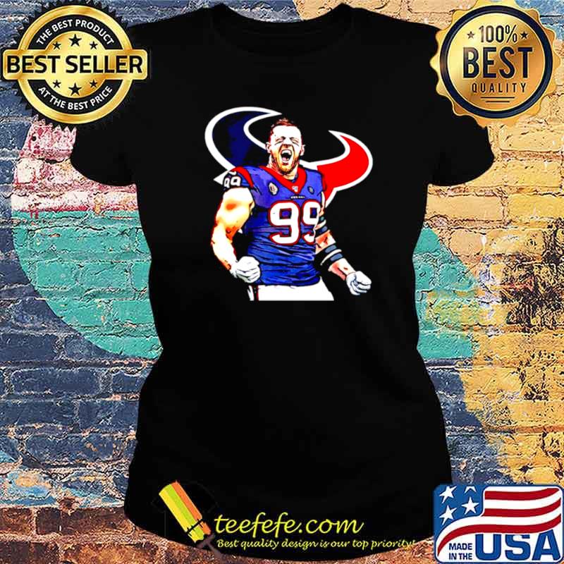 Houston Texans J. J. Watt Ladies tee Houston Texans J. J. Watt Ladies tee