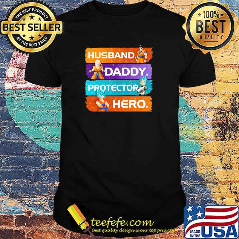 Husband Son Gohan Daddy Protector Hero Son Goku Dragon Ball Shirt Husband Son Gohan Daddy Protector Hero Son Goku Dragon Ball Shirt