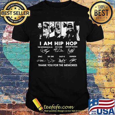I Am Hip Hop Thank You For The Memories Signature Shirt