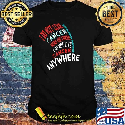 I Do Not Like Cancer Here Or There I Do Not Like Cancer Anywhere Ovarian Cancer Awareness Shirt