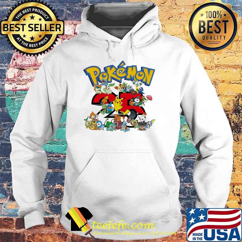 Pokemon 25th Anniversary Shirt Hoodie Pokemon 25th Anniversary Shirt Hoodie