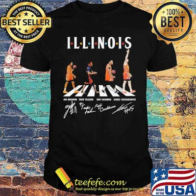 Illinois Abbey Road Signatures 2021 Shirt