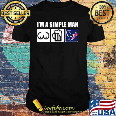I’m A Simple Man Beer Vs Washington Redskins Football Shirt