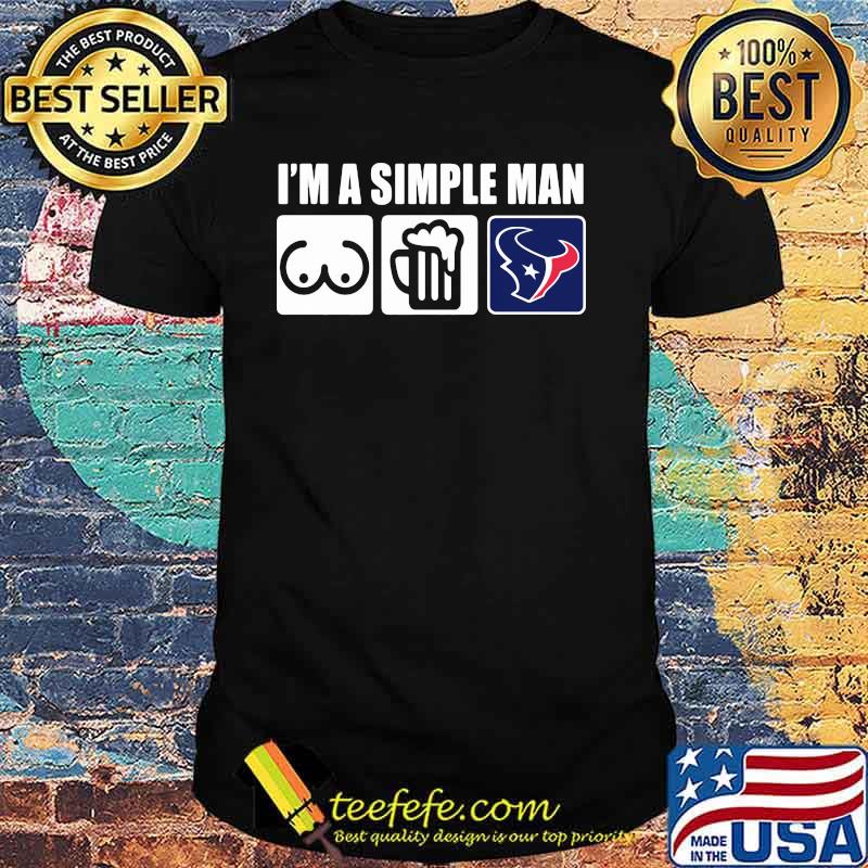 I’m A Simple Man Beer Vs Washington Redskins Football Shirt