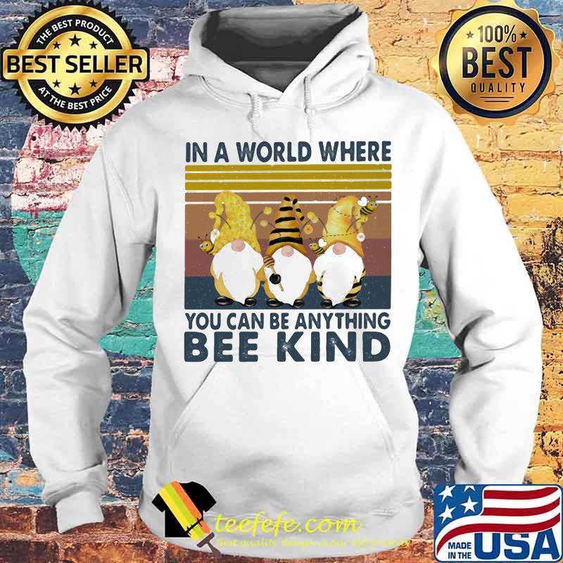 In A World Where You Can Be Anything Bee Kind Vintage Shirt Hoodie In A World Where You Can Be Anything Bee Kind Vintage Shirt Hoodie