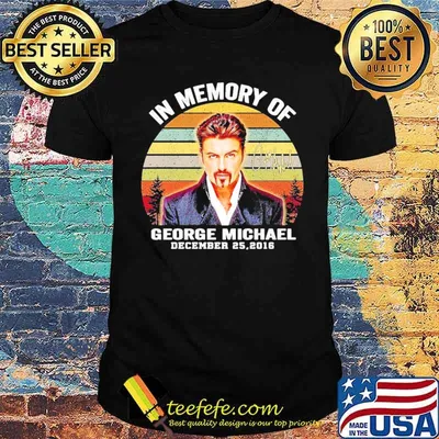 In Memory Of George Michael December 25 2016 Signature Vintage Shirt
