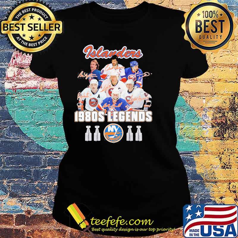 Islanders 1980s Legends Football Shirt Ladies tee Islanders 1980s Legends Football Shirt Ladies tee