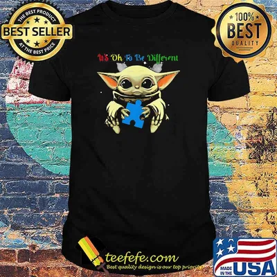 It’s Oh To Be Different Baby Yoda Autism Shirt