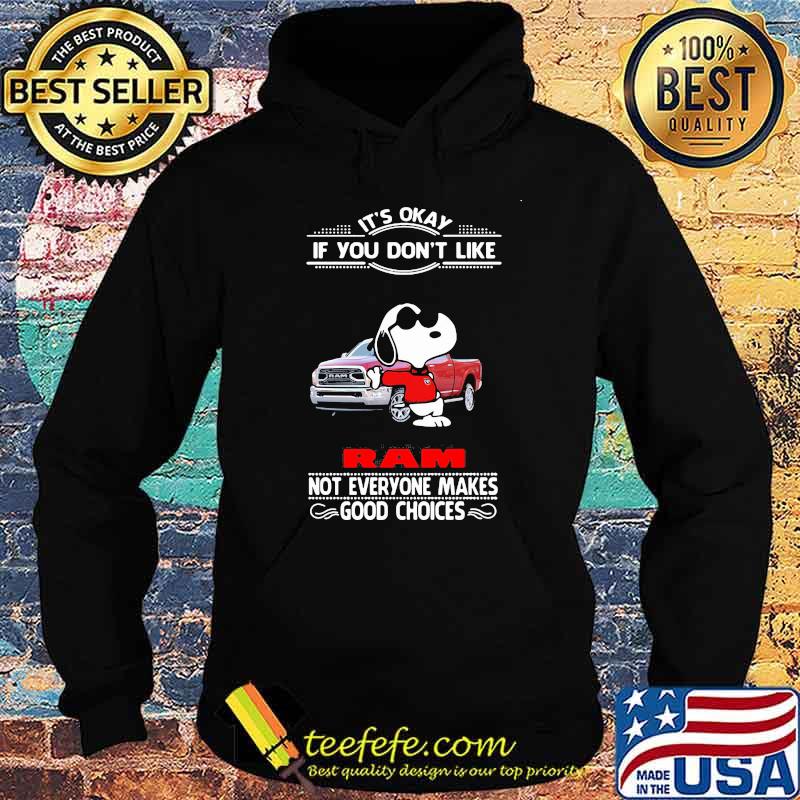 It’s Okay If You Don’t Like Ram Truck Not Everyone Makes Good Choice Snoopy Shirt Hoodie It’s Okay If You Don’t Like Ram Truck Not Everyone Makes Good Choice Snoopy Shirt Hoodie
