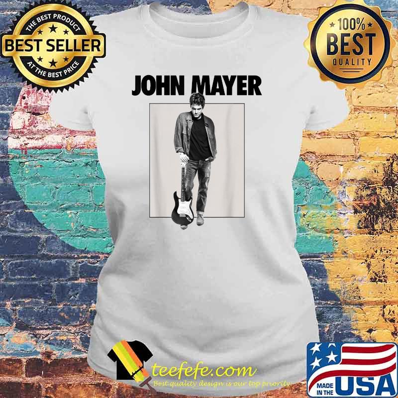 John Mayer Playing Guitar Music Shirt Laides tee John Mayer Playing Guitar Music Shirt Laides tee