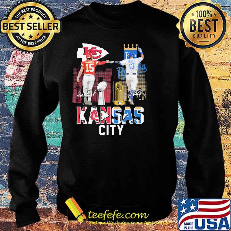 Kansas City And Royals Football Shirt Sweater Kansas City And Royals Football Shirt Sweater