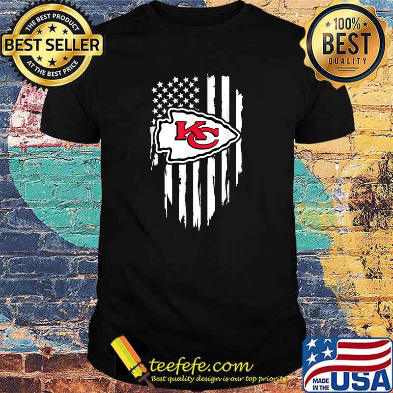 Kansas City Fan Football Love Chief Flag Usa Shirt