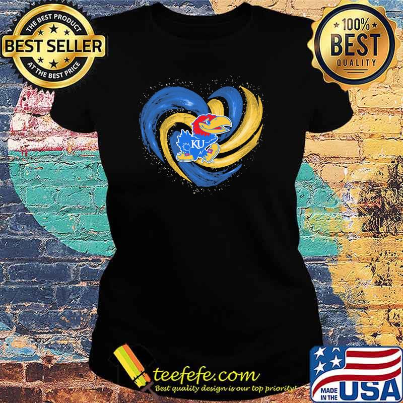 Kansas Jayhawks KU Baseketball Shirt Ladies tee Kansas Jayhawks KU Baseketball Shirt Ladies tee