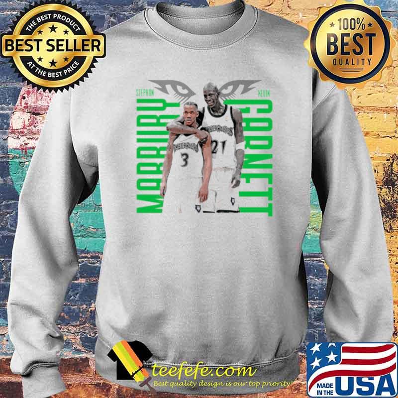 Kevin Garnett and Stephon Marbury Minnesota Timberwolves Sweater Kevin Garnett and Stephon Marbury Minnesota Timberwolves Sweater