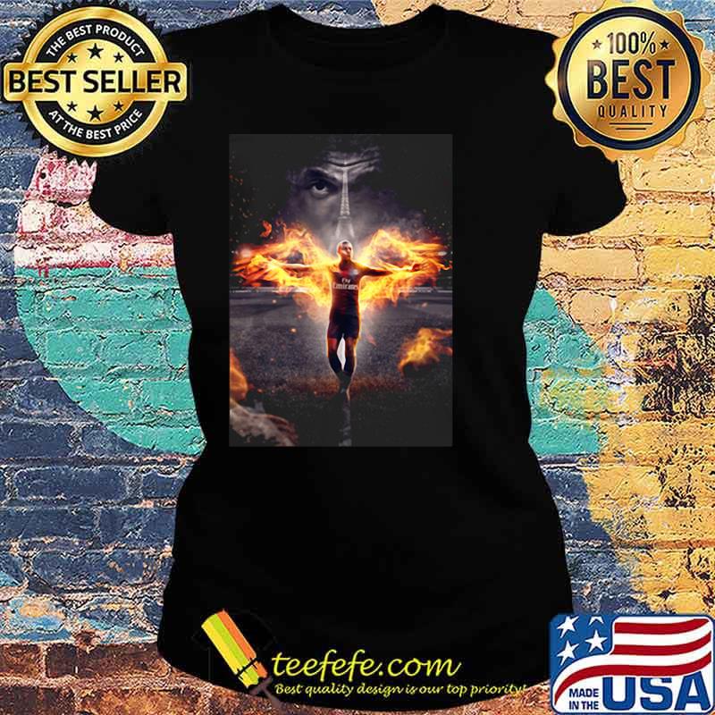 Kylian Mbappe Eagle Wings Fire Shirt Ladies tee Kylian Mbappe Eagle Wings Fire Shirt Ladies tee
