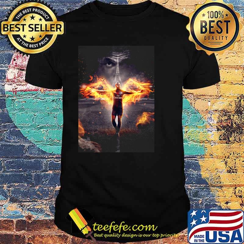 Kylian Mbappe Eagle Wings Fire Shirt Kylian Mbappe Eagle Wings Fire Shirt