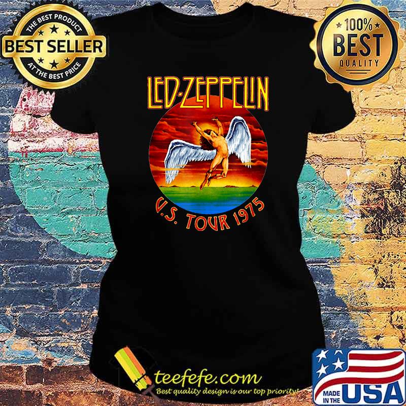 Led zeppelin us tuor 1975 sunset Ladies tee Led zeppelin us tuor 1975 sunset Ladies tee