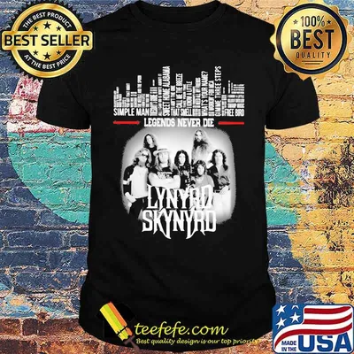 Legends Never Die Lynyrd Skynyrd Shirt