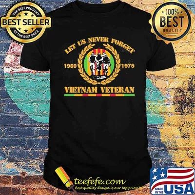 Let Us Never Forget Vietnam Veteran !960 1975 Shirt