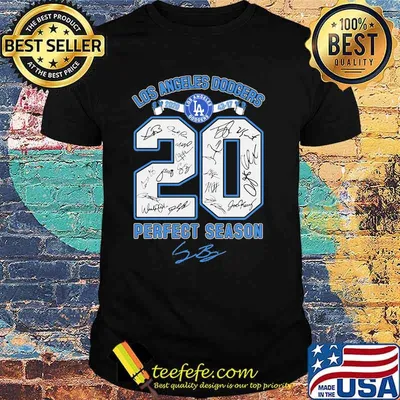 Los Angeles Dodgers Perfect Season Signature Shirt