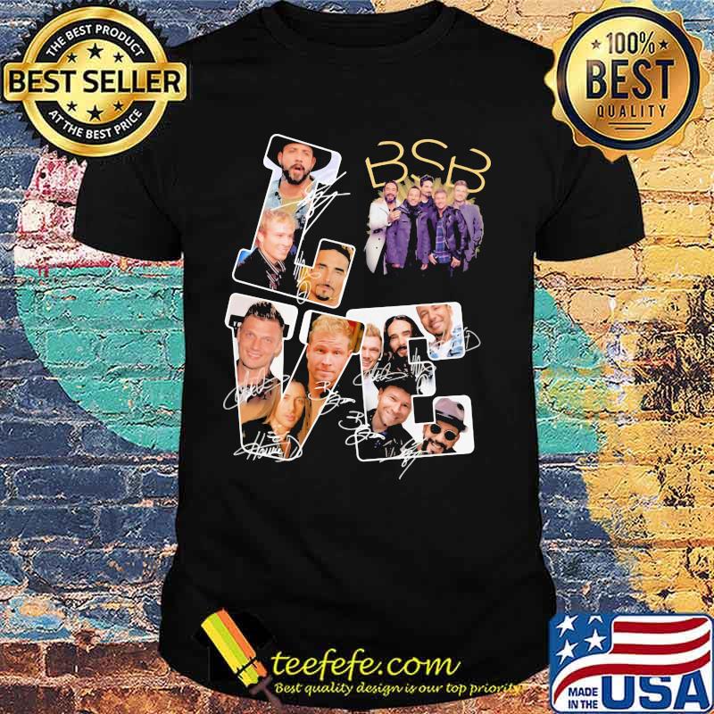 Love Backstreet Boys Signature Shirt