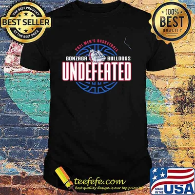 2021 Men's Gonzaga Bulldogs Undefeated Shirt