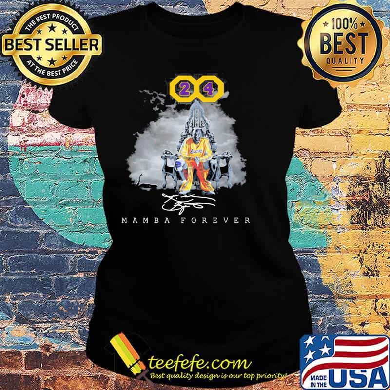 Mamba Forever Number 24 Signature Shirt Ladies tee Mamba Forever Number 24 Signature Shirt Ladies tee