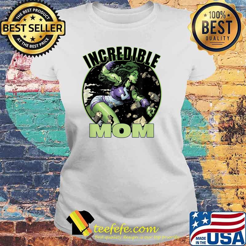 Marvel She Hulk Incredible Mom Portrait Shirt Laides tee Marvel She Hulk Incredible Mom Portrait Shirt Laides tee